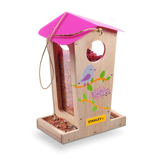 Red Toolbox Stanley Jr Tall Bird Feeder DIY Kit